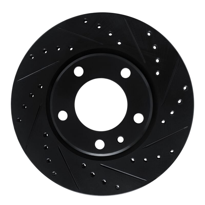 R1 Concepts — R1 88-91 BMW M3 Front Right Drilled & Slotted Black Brake Rotor
R1 Brake Rotor Drill