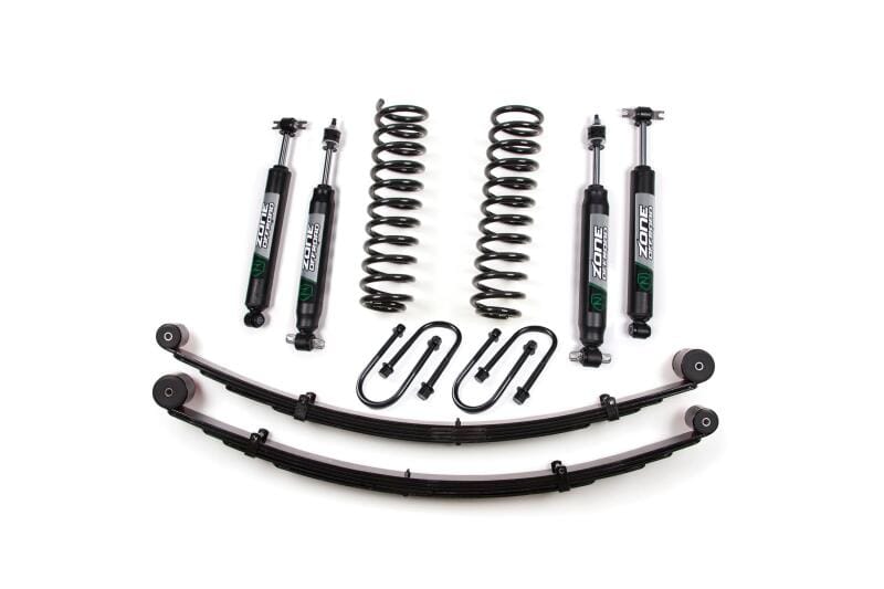 Zone Offroad — Zone Offroad 84-01 Jeep XJ 3in w/ Rear Springs-Chrysler 8.25