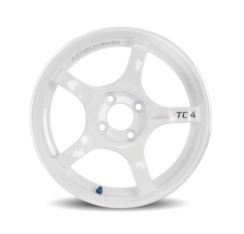Advan — Advan TC4 18x10 +25 5x114.3 Racing White and Ring Wheel