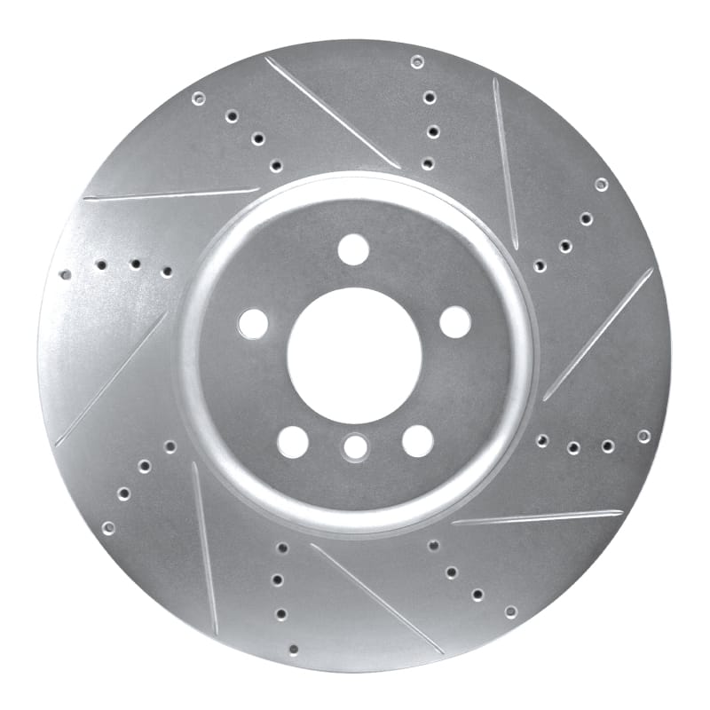 R1 Concepts — R1 09-17 BMW 750I Right Front Drilled & Slotted Silver Brake Rotor
R1 Brake Rotor Drill