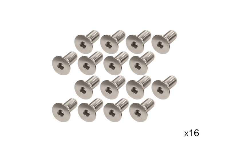 Kentrol — Kentrol 87-95 Jeep Wrangler YJ Windshield Bolts 16 Pack Stainless