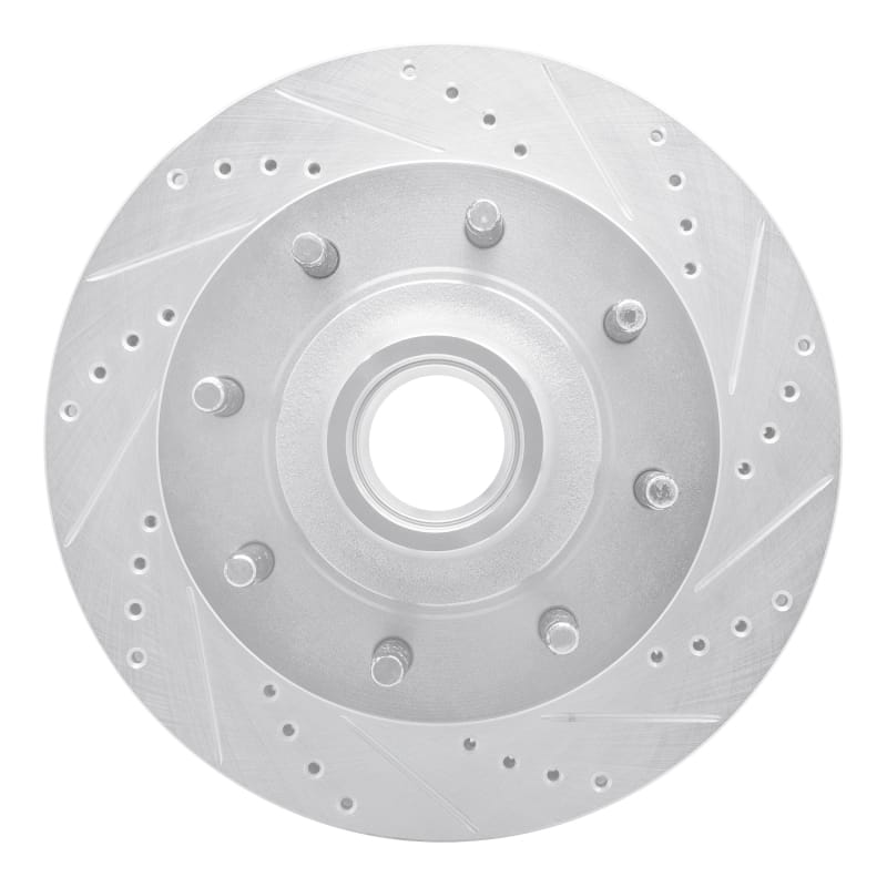 R1 Concepts — R1 03-05 Ford F-250 2WD (Super Duty) Front Right Drilled & Slotted Silver Brake Rotor
R1 Brake Rotor Drill