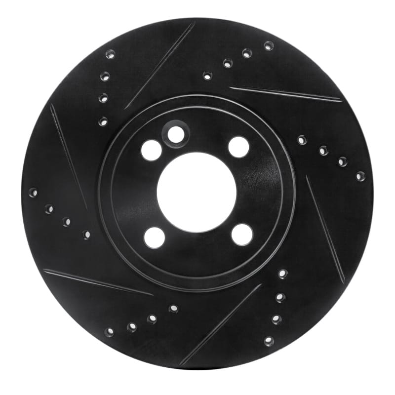 R1 Concepts — R1 07-15 Mini Cooper (Excl Clubman) Front Left Drilled & Slotted Black Brake Rotor
R1 Brake Rotor Drill