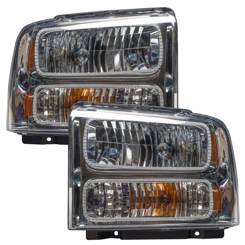 ORACLE Lighting — Oracle 05 Ford Excursion SMD HL - Chrome - ColorSHIFT w/ BC1 Controller