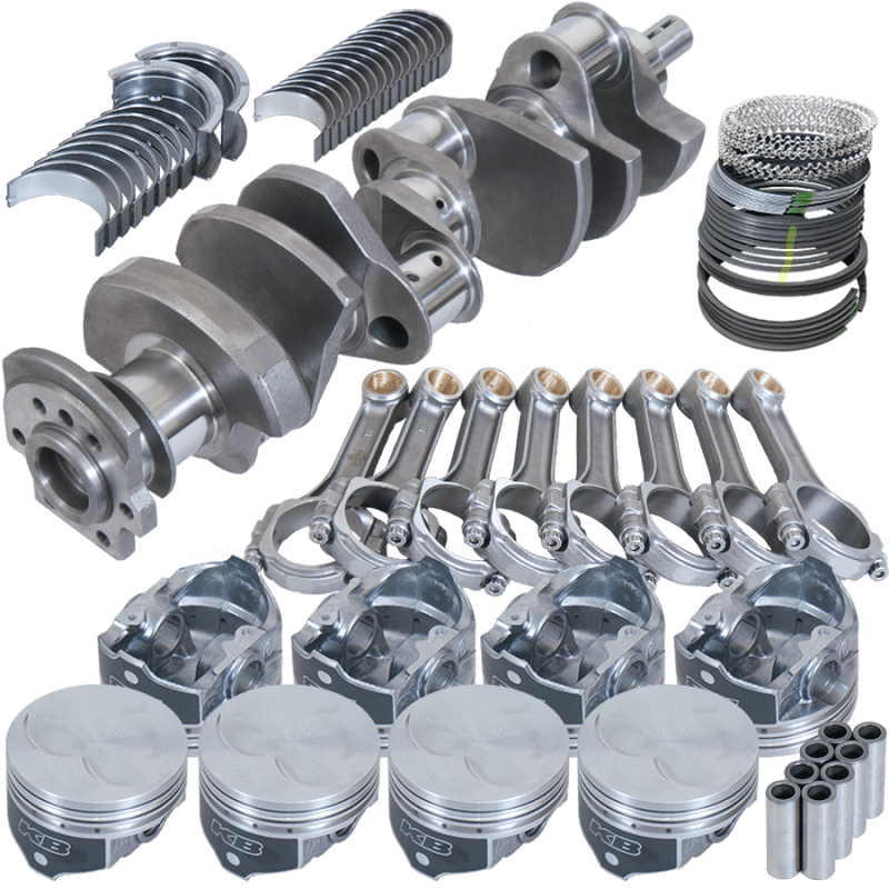 Eagle — Eagle Chevy 400 3.750in Crank 5.700in I-Beam Rods -7cc Flat Top 4.155in Pistons Rotating Assembly
Street & Strip Assy
