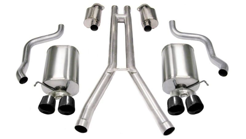CORSA Performance — Corsa 2004-2008 Cadillac XLR 4.6L 25in Cat-Back Dual Rear w Twin 35in Black Pro-Series Tips
Exhaust