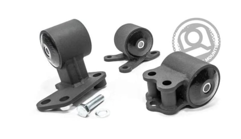 Innovative Mounts — Innovative 92-95 Civic B/D Series Black Steel Mounts 95A Bushings (Auto to Manual Hydro 3 Bolt)