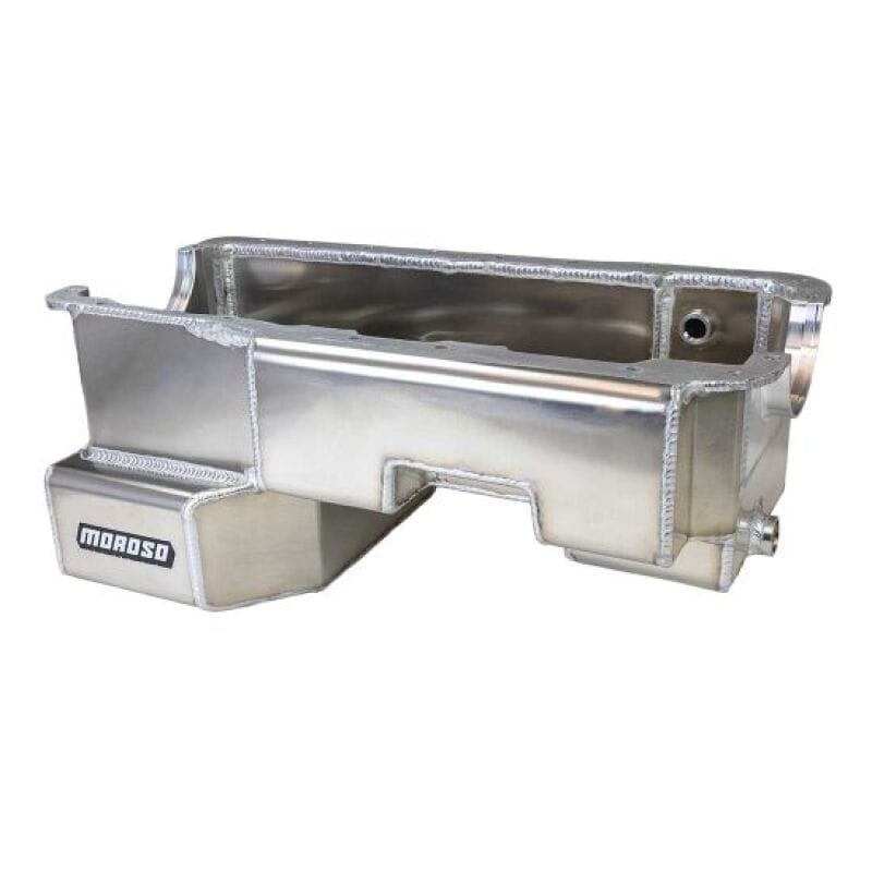 Moroso — Moroso Ford 351W Power Pouch Billet End Seals 9in Deep Rear Sump Aluminum Oil Pan