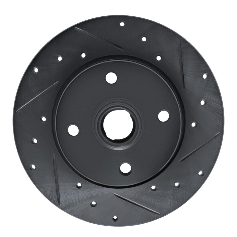 R1 Concepts — R1 76-84 Porsche 924 Front Right Drilled & Slotted Black Brake Rotor
R1 Brake Rotor Drill