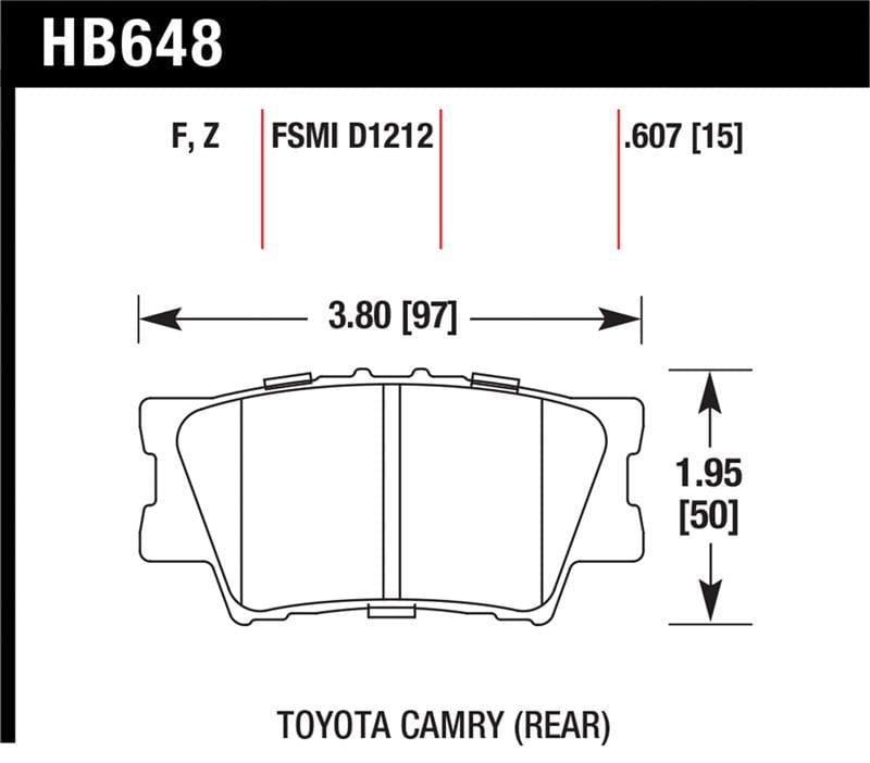 Hawk Performance — HPS 5.0 Disc Brake Pad