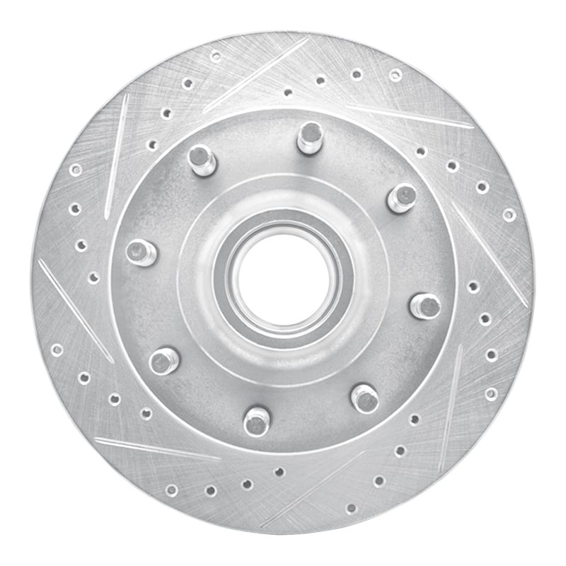 R1 Concepts — R1 86-94 Ford E-250 Econoline Front Left Drilled & Slotted Silver Brake Rotor
R1 Brake Rotor Drill