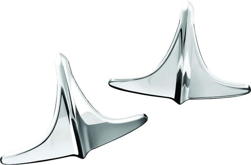 Kuryakyn — Kuryakyn Rear Fender Accents, Leading Edge, Chrome