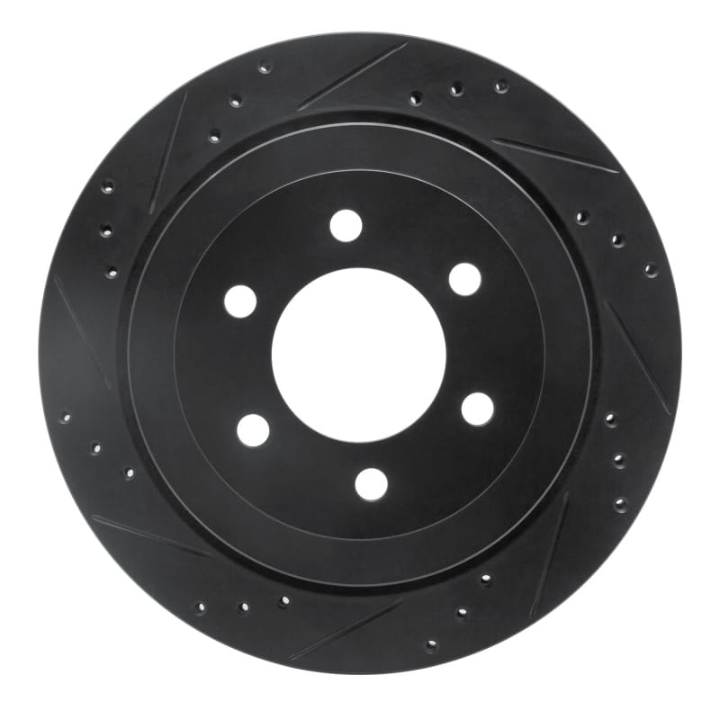 R1 Concepts — R1 07-17 Ford Expedition Rear Left Drilled & Slotted Black Brake Rotor
R1 Brake Rotor Drill