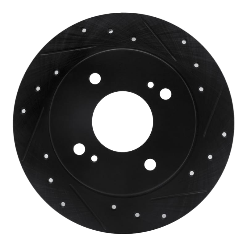 R1 Concepts — R1 90-06 Infiniti G20 Rear Right Drilled & Slotted Black Brake Rotor
R1 Brake Rotor Drill