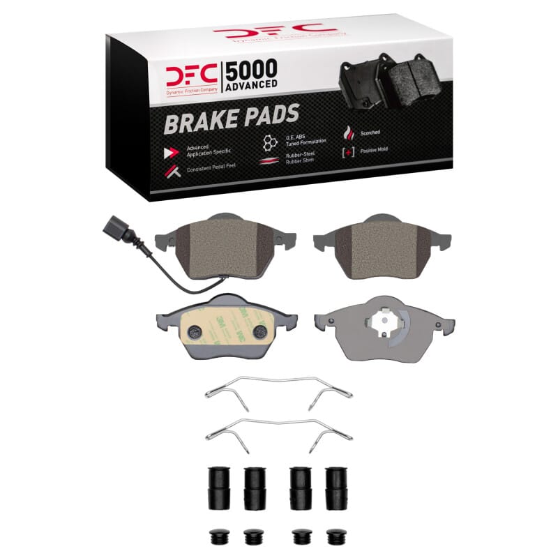 DFC — DFC 00-06 Audi TT Front 5000 Advanced Low Metallic Brake Pads and Hardware Kit
DFC Brake Pad Set