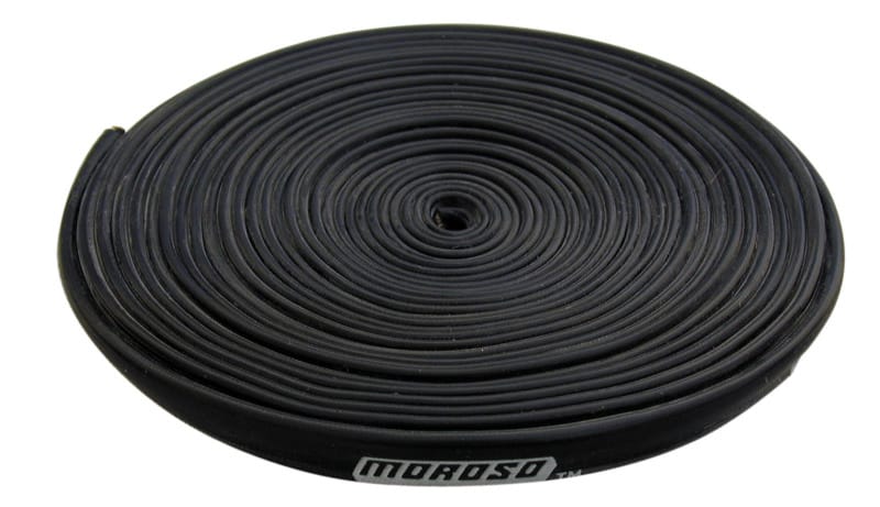 Moroso — Moroso Insulated Spark Plug Wire Sleeve - 8mm - Black - 25ft Roll