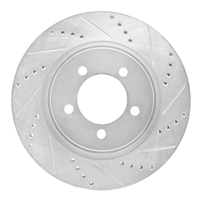 R1 Concepts — R1 06-10 Ford Explorer Sport Trac Front Right Drilled & Slotted Silver Brake Rotor
R1 Brake Rotor Drill
