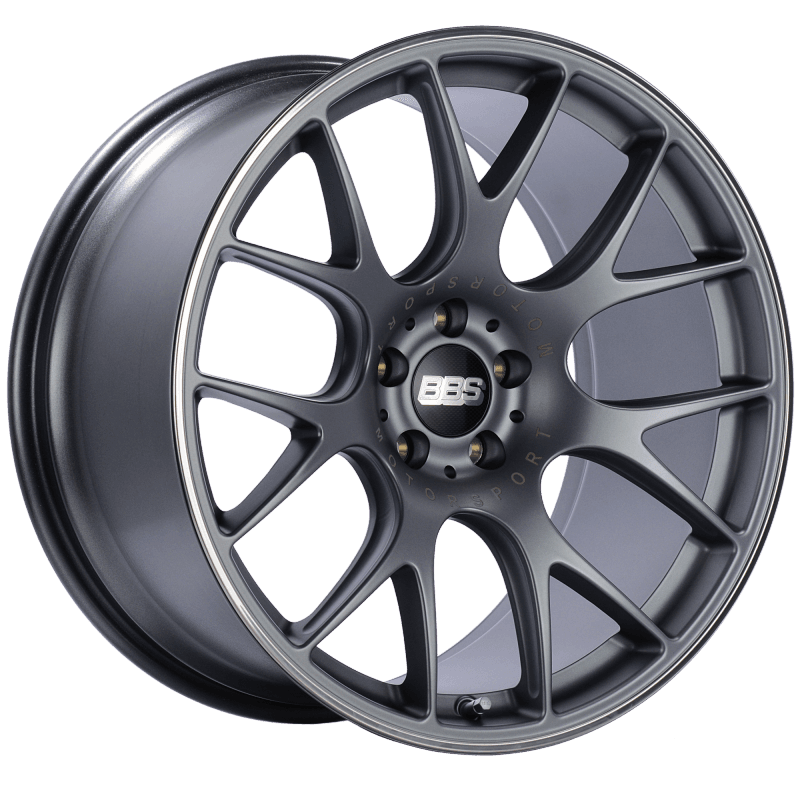 BBS — BBS CH-R 20x10.5 5x114.3 ET24 CB66 Satin Titanium Polished Rim Protector Wheel