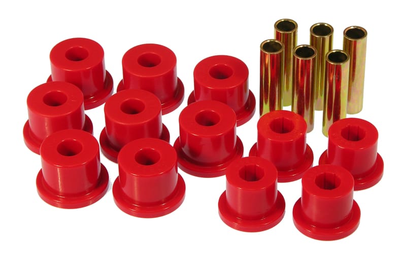 Prothane — Prothane 81-87 GM K30 Rear Spring & Shackle Bushings (w/ 1.5in OD Frame Shackle Bush) - Red
SPRING/SHACKLE BUSH