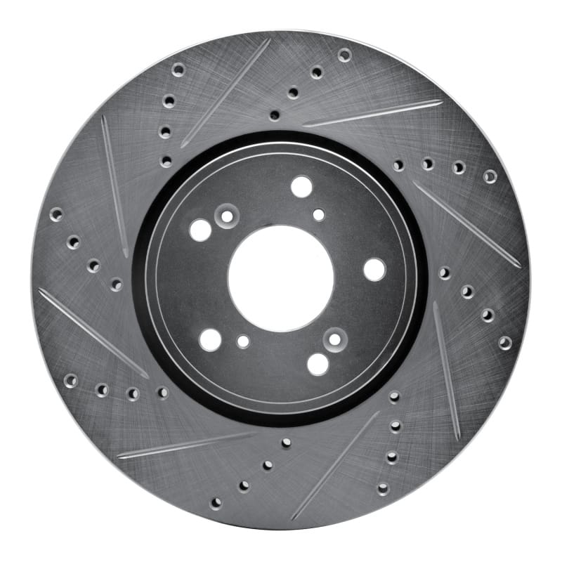 R1 Concepts — R1 14-20 Acura TLX Front Left Drilled & Slotted Silver Brake Rotor
R1 Brake Rotor Drill