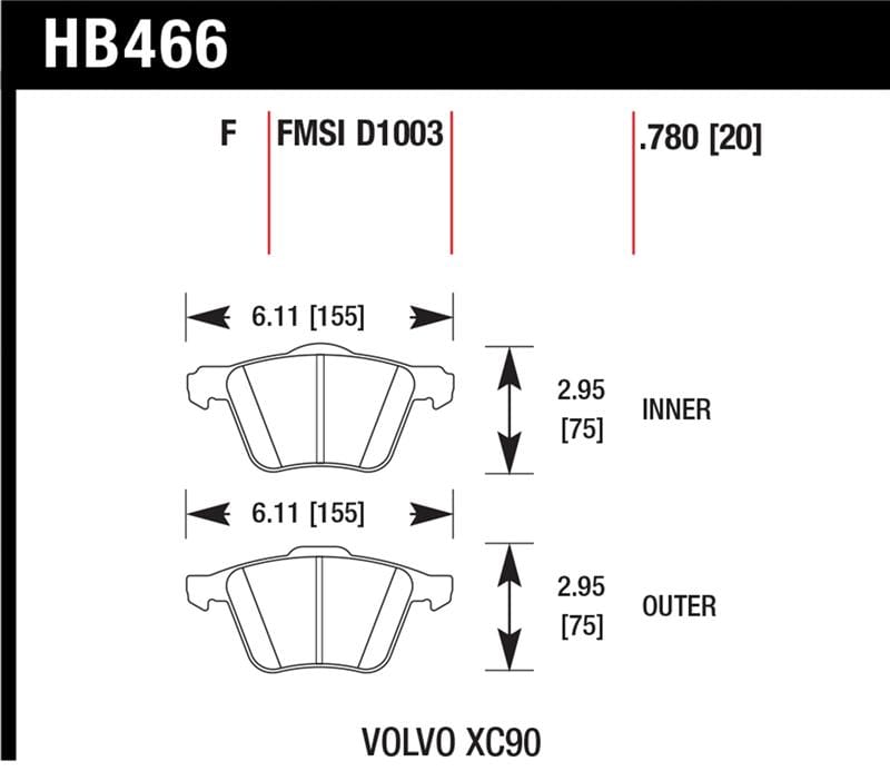 Hawk Performance — LTS Disc Brake Pad