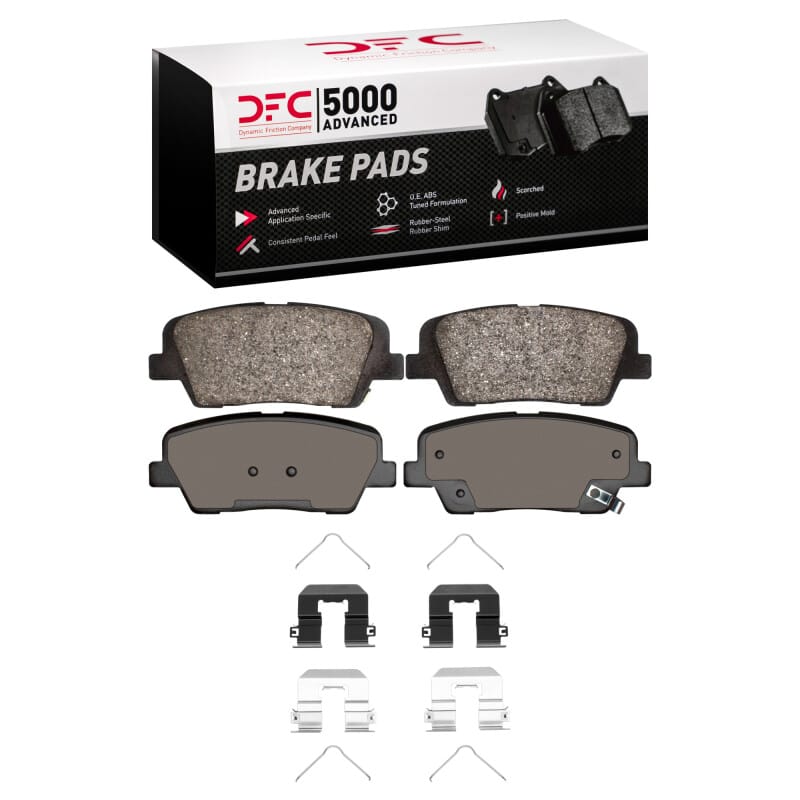 DFC — DFC 15-20 Kia Sorento Rear 5000 Advanced Ceramic Brake Pads and Hardware Kit
DFC Brake Pad Set