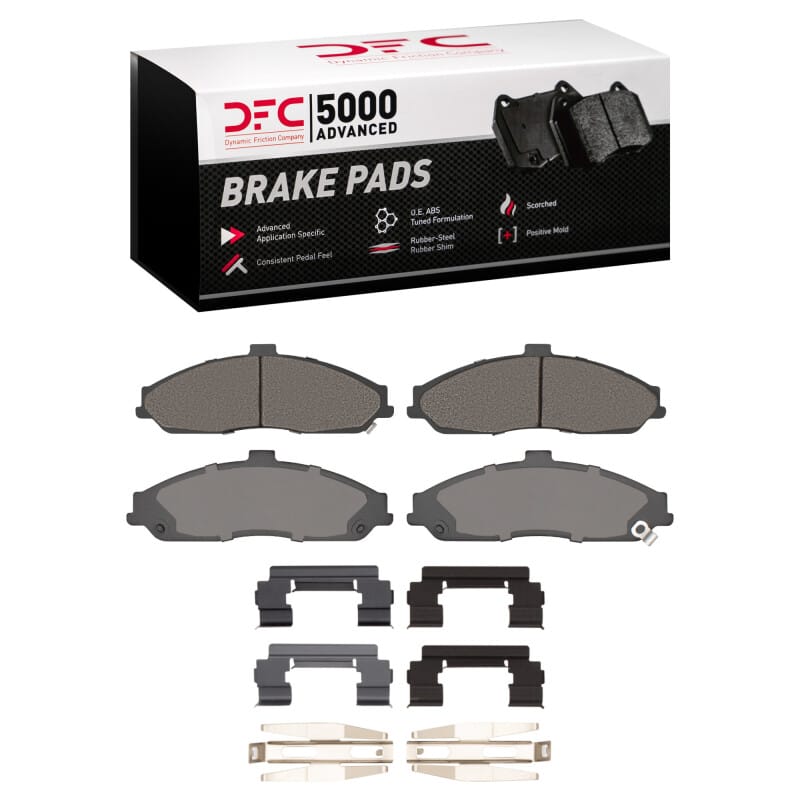 DFC — DFC 11-13 Chevrolet Corvette Front 5000 Advanced Low Metallic Brake Pads and Hardware Kit
DFC Brake Pad Set