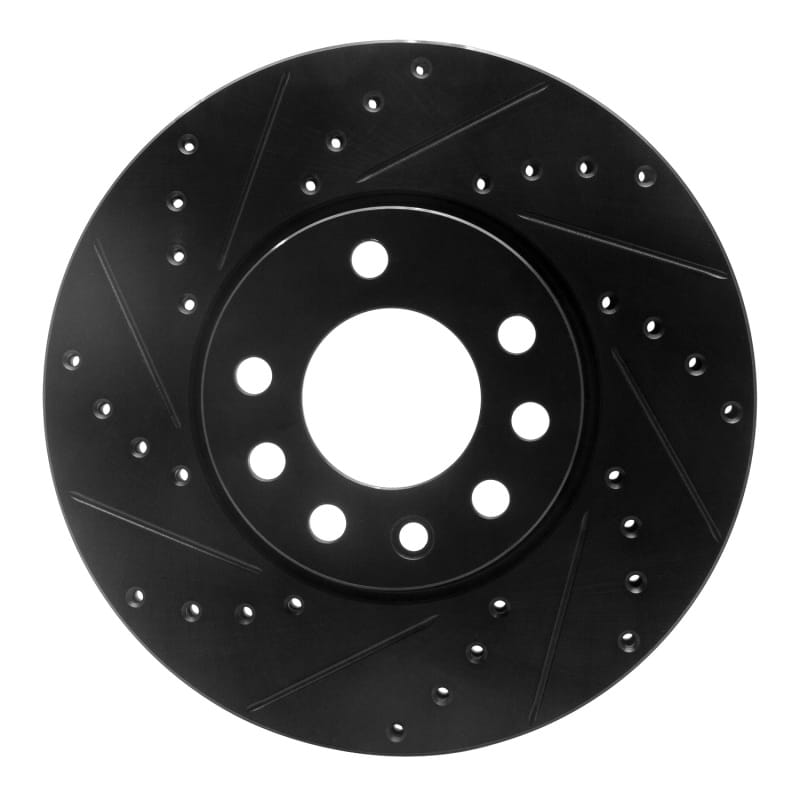 R1 Concepts — R1 03-11 Cadillac BLS (Mexico) Front Left Drilled & Slotted Black Brake Rotor
R1 Brake Rotor Drill