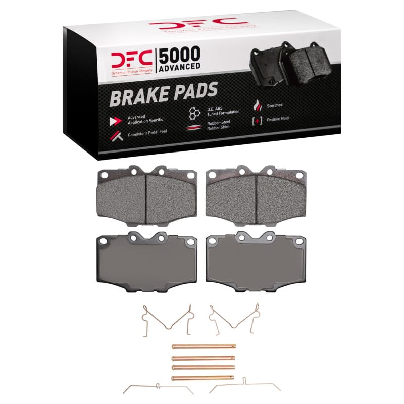 DFC — DFC 79-85 Toyota Pickup Front 5000 Advanced Ceramic Brake Pads and Hardware Kit
DFC Brake Pad Set