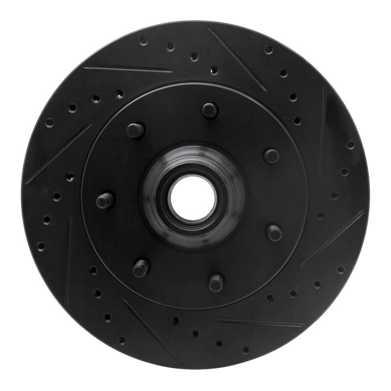 R1 Concepts — R1 97-04 Ford F-150 RWD Front Right Drilled & Slotted Black Brake Rotor
R1 Brake Rotor Drill