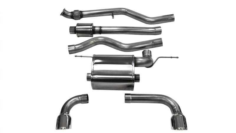 CORSA Performance — Corsa 2012-17 BMW 335i Sedan RWD F30 3in Polished Touring Dual Rear Single 3.5in Tip Cat-BackExhaust
Exhaust