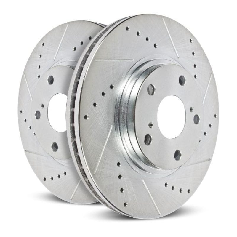 PowerStop — Power Stop 03-08 Dodge Ram 3500 Front Right Evolution Drilled & Slotted Rotor