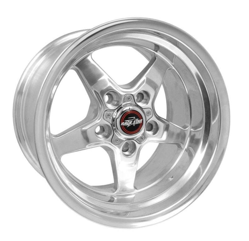 Race Star — Race Star 92 Drag Star 15x10.00 5x4.50bc 5.50bs Direct Drill Polished Wheel