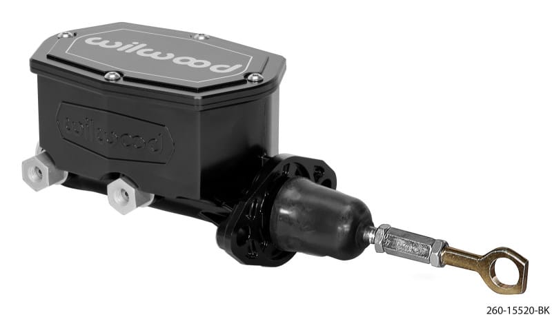 Wilwood — Wilwood Compact Tandem Master Cylinder - 7/8in Bore - w/Pushrod fits Mustang (Black)
M/C,TANDEM COMPACT