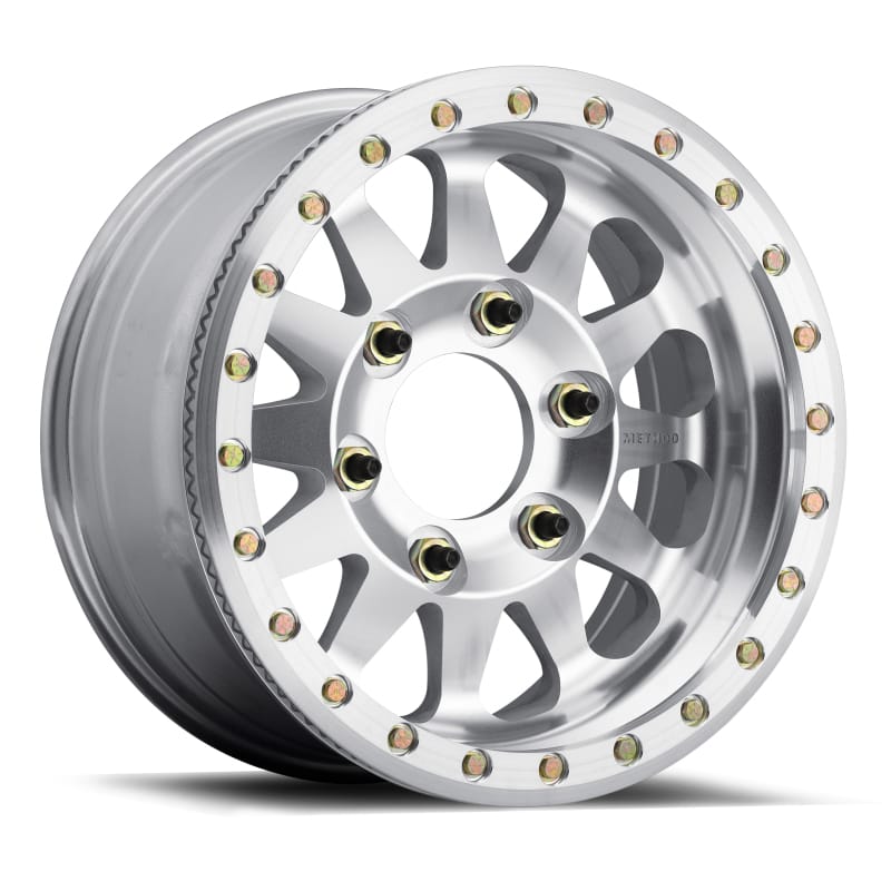 Method Wheels — Method MR101 Beadlock 17x9 -12mm Offset 6x135 87mm CB Raw Machined w/BH-H24125 Wheel