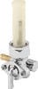 Bikers Choice — Bikers Choice Chrome 22MM Petcock With Screen Left Outlet Custom