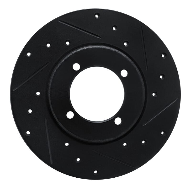 R1 Concepts — R1 78-83 Dodge Colt Front Right Drilled & Slotted Black Brake Rotor
R1 Brake Rotor Drill
