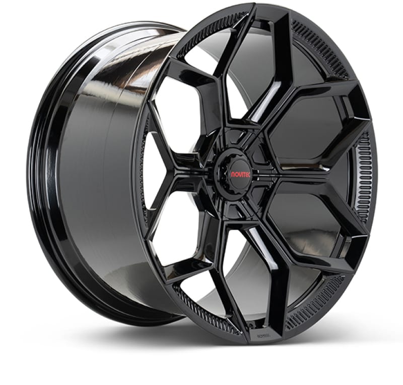 Vossen — Vossen x Novitec NL5-5L 19x11in - 5x112 BP - ET28 - Gloss Black Lamborghini Huracan Rear Wheel