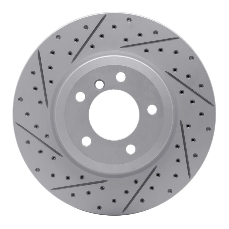 R1 Concepts — R1 01-08 BMW 330Xi Front Left Drilled & Slotted Geo-Carbon Rotor