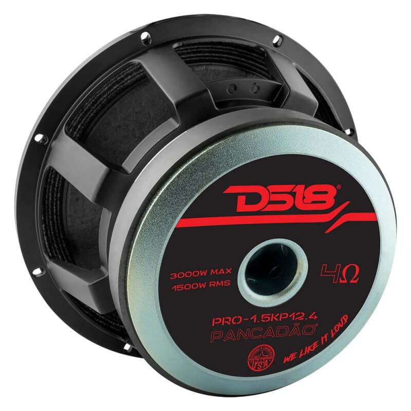 DS18 — DS18 12in 1500 Watts RMS 4 ohm Mid-Bass Loudspeaker