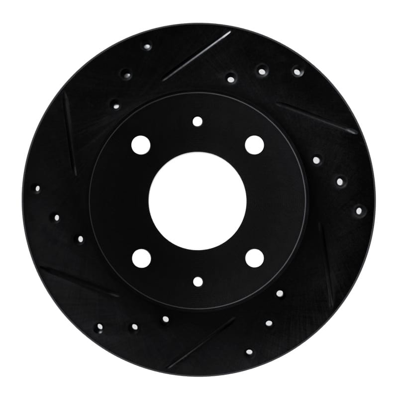 R1 Concepts — R1 89-98 Hyundai Sonata Front Left Drilled & Slotted Black Brake Rotor
R1 Brake Rotor Drill