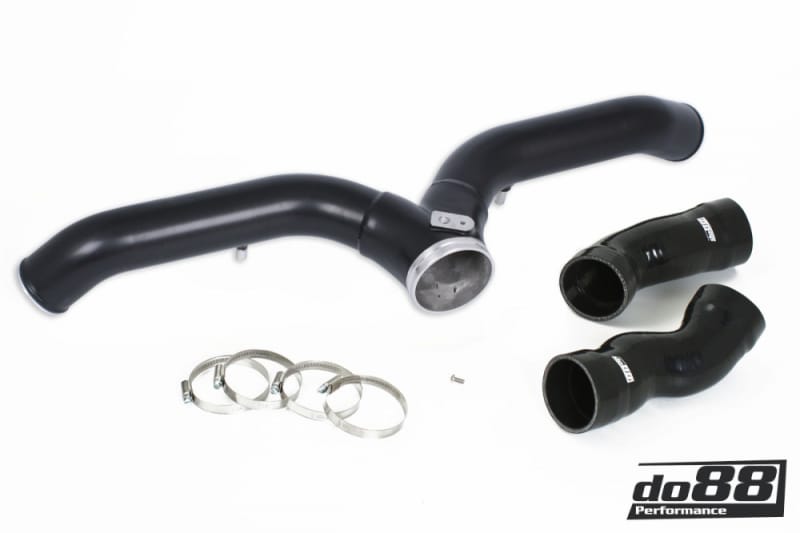 do88 — do88 Porsche 997.1 Turbo Y-Pipe Black for ICM-230 do88 Intercooler