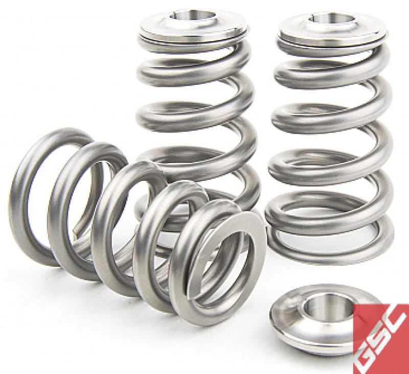 GSC Power Division — GSC P-D Toyota 2JZ-GTE Extreme Pressure Single Conical Valve Spring and Ti Retainer Kit