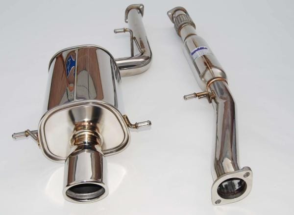 Invidia — Invidia 02-07 WRX/STi 76mm Q300 Stainless Steel Cat-back Exhaust