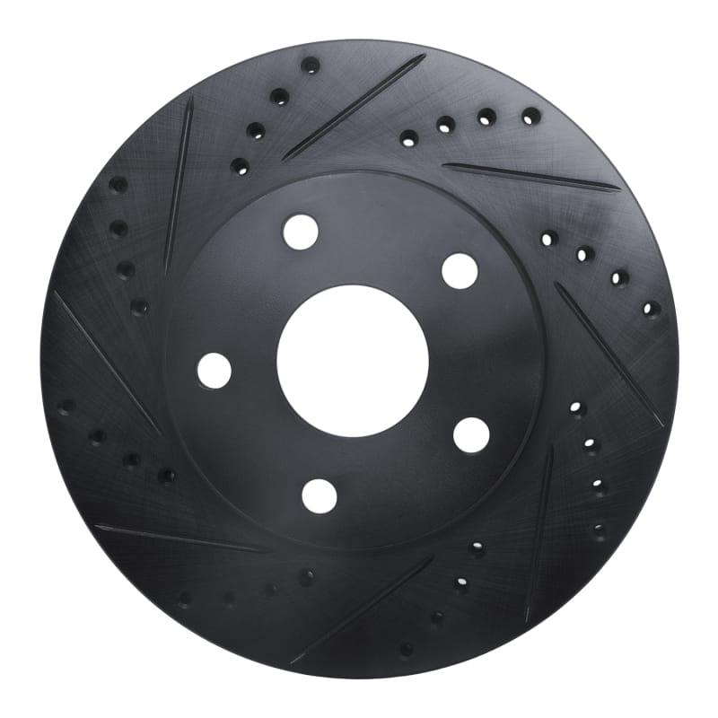 R1 Concepts — R1 91-97 Toyota Previa Front Left Drilled & Slotted Black Brake Rotor
R1 Brake Rotor Drill