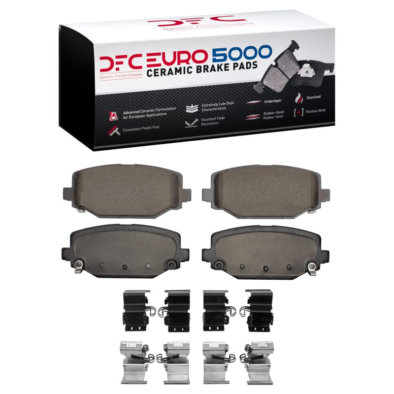DFC — DFC 12-20 Chrysler Town & Country Rear Euro 5000 Ceramic Brake Pads and Hardware Kit
DFC EURO Pads + HW