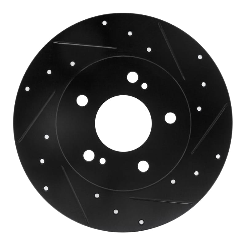 R1 Concepts — R1 94-04 Infiniti I30 Rear Right Drilled & Slotted Black Brake Rotor
R1 Brake Rotor Drill