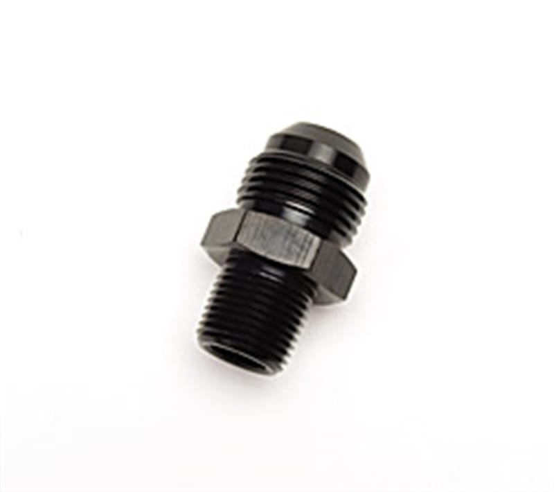 Russell — Russell Performance -10 AN to 3/8in NPT Straight Flare to Pipe (Black)
Adapter Fitting