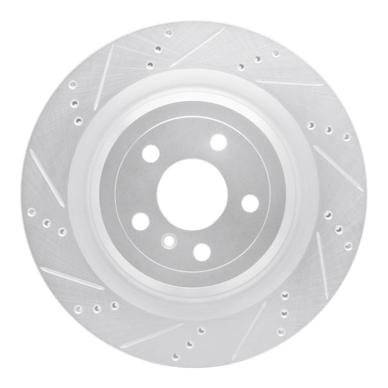 R1 Concepts — R1 2013-2019 Mercedes-Benz GL450 Rear Left Drilled & Slotted Silver Brake Rotor
R1 Brake Rotor Drill