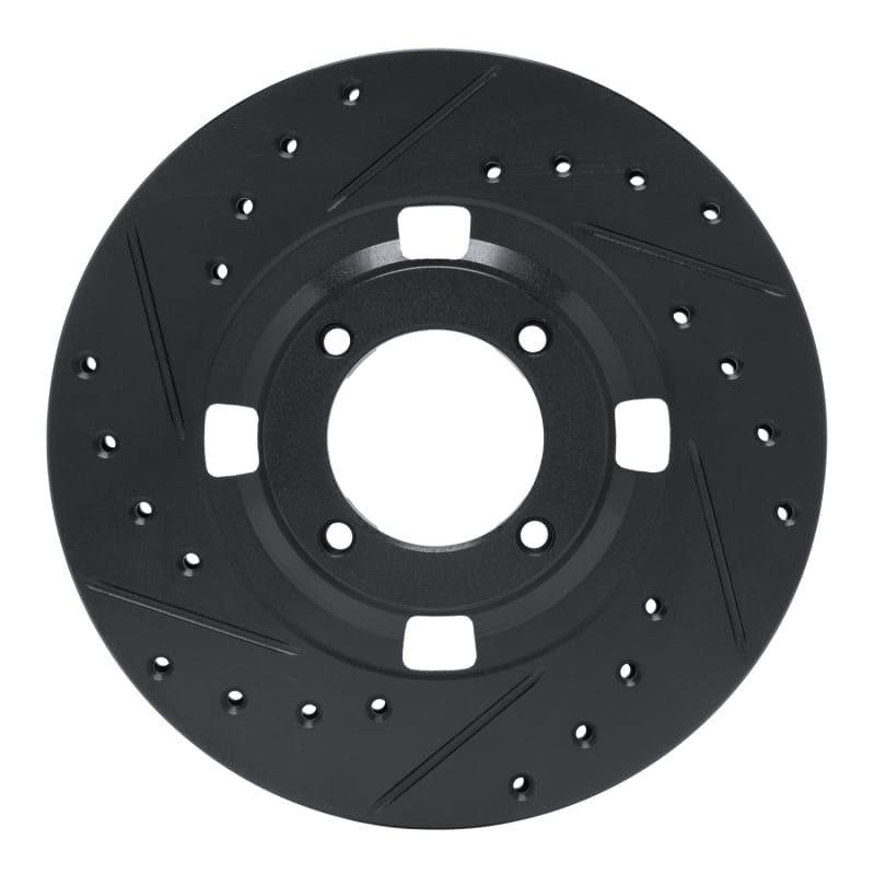 R1 Concepts — R1 83-89 Isuzu Impulse Front Left Drilled & Slotted Black Brake Rotor
R1 Brake Rotor Drill